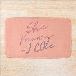 She Knows- J Cole Bath Mat