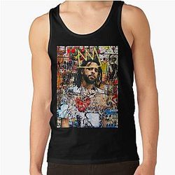 J Cole Portrait Tank Top