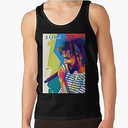 J cole Rapper Wpap Art Tank Top