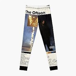 J. Cole Poster  The Off-Season Poster  J Cole Tracklist Album  Music Poster  Leggings