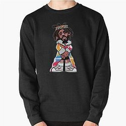 J Cole art Pullover Sweatshirt