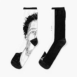 J Cole Art Portrait, J.Cole   Socks