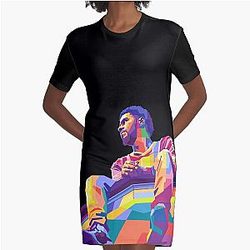 J cole Rapper Pop Rrt Graphic T-Shirt Dress