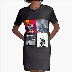 J Cole J. Cole Graphic T-Shirt Dress