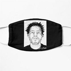 J Cole Art Portrait, J.Cole   Flat Mask