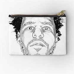 J Cole Art Portrait, J.Cole   Zipper Pouch