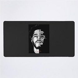 Black and white J Cole . quoteClassic Desk Mat