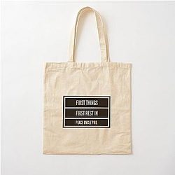 First Things First Rest in Peace Uncle Phil - J Cole  Cotton Tote Bag