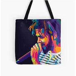J Cole Wpap Art All Over Print Tote Bag