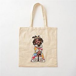 J Cole art Cotton Tote Bag