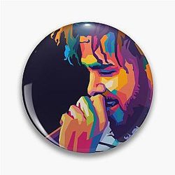 J Cole Wpap Art Pin