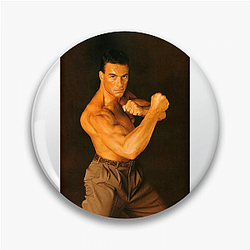 Jean-Claude Van Damme is called The Muscles from Brussels Jean Claude Van Damme Pins