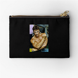 Jean-Claude Van Damme starred in the film Universal Soldier Jean Claude Van Damme Zipper Pouches