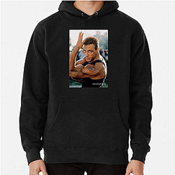 Jean-Claude Van Damme's breakout role was in Bloodsport Jean Claude Van Damme Hoodies