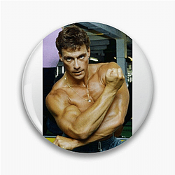 Jean-Claude Van Damme starred in the film Universal Soldier Jean Claude Van Damme Pins