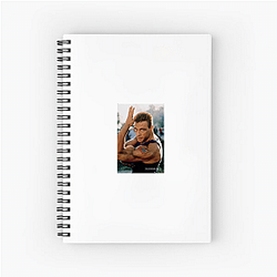 Jean-Claude Van Damme's breakout role was in Bloodsport Jean Claude Van Damme Notebook