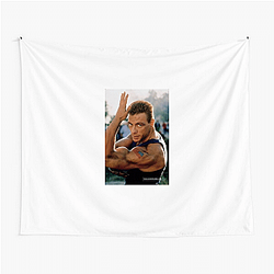 Jean-Claude Van Damme's breakout role was in Bloodsport Jean Claude Van Damme Tapestries
