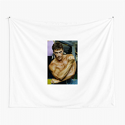 Jean-Claude Van Damme starred in the film Universal Soldier Jean Claude Van Damme Tapestries