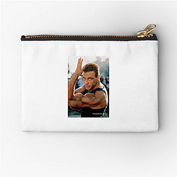 Jean-Claude Van Damme's breakout role was in Bloodsport Jean Claude Van Damme Zipper Pouches