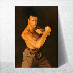 Jean-Claude Van Damme is called The Muscles from Brussels Jean Claude Van Damme Posters