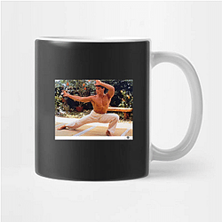 Jean-Claude Van Damme is known for his action films Jean Claude Van Damme Mugs
