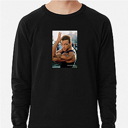 Jean-Claude Van Damme's breakout role was in Bloodsport Jean Claude Van Damme Sweatshirts