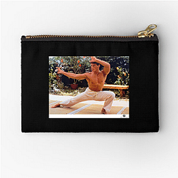 Jean-Claude Van Damme is known for his action films Jean Claude Van Damme Zipper Pouches