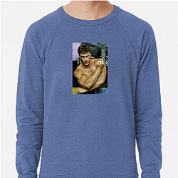 Jean-Claude Van Damme starred in the film Universal Soldier Jean Claude Van Damme Sweatshirts
