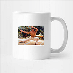 Jean-Claude Van Damme is known for his action films Jean Claude Van Damme Mugs