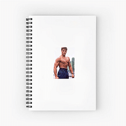 Jean-Claude Van Damme is a Belgian actor Jean Claude Van Damme Notebook