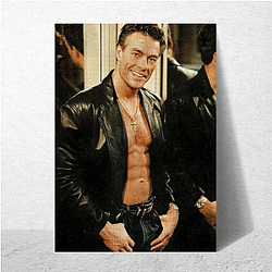 Jean-Claude Van Damme is famous for his high kicks Jean Claude Van Damme Posters