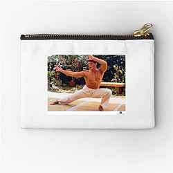 Jean-Claude Van Damme is known for his action films Jean Claude Van Damme Zipper Pouches