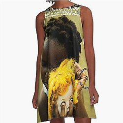 North American of Two Jean THREE Four A-Line Dress