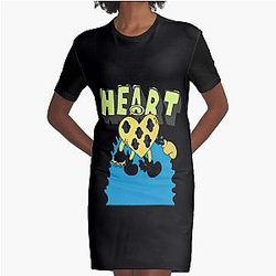 Heart Jean Dawson Graphic T-Shirt Dress