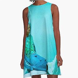Sitting Jean Dawson A-Line Dress