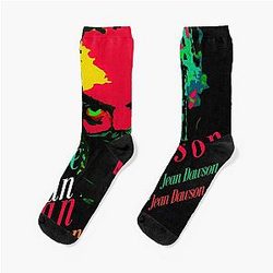 Jean Pixel Bath Socks