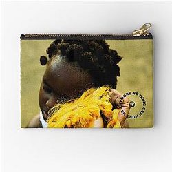 North American of Two Jean THREE Four Zipper Pouch