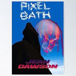 Pixel Bath Jean Dawson Poster Design Poster
