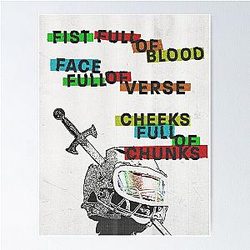 Jean Dawson "Power Freaks" Lyric Design Poster