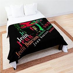 Jean Pixel Bath Comforter