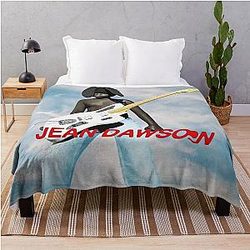 Two Jean THREE Four Throw Blanket
