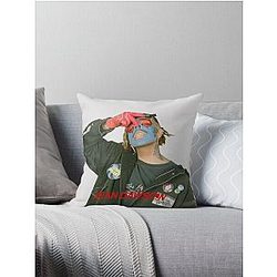 Mask of Two Jean THREE Four Throw Pillow