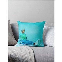 Sitting Jean Dawson Throw Pillow