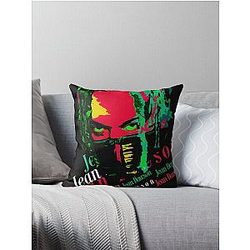Jean Pixel Bath Throw Pillow