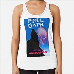 Pixel Bath Jean Dawson Poster Design Racerback Tank Top