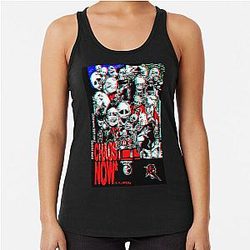Chaos Now of Two Jean THREE Four Racerback Tank Top