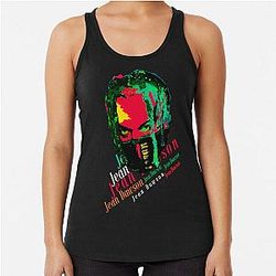 Jean Pixel Bath Racerback Tank Top