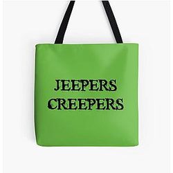 Jeepers Creepers All Over Print Tote Bag