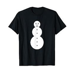 Funny Angry Snowman - The Jeezy Snowman T-Shirt
