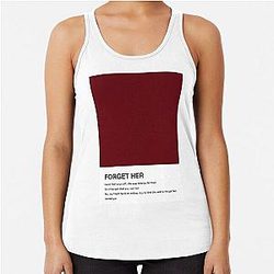 Forget Her Jeff Buckley Lyrics Pantone Racerback Tank Top